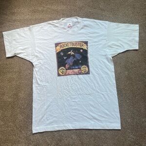VTG 90’s RocketBusters Boots White Tee